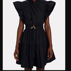 DEREK LAM 10 CROSBY
Finn Belted Ruffled Poplin Mini Dress
